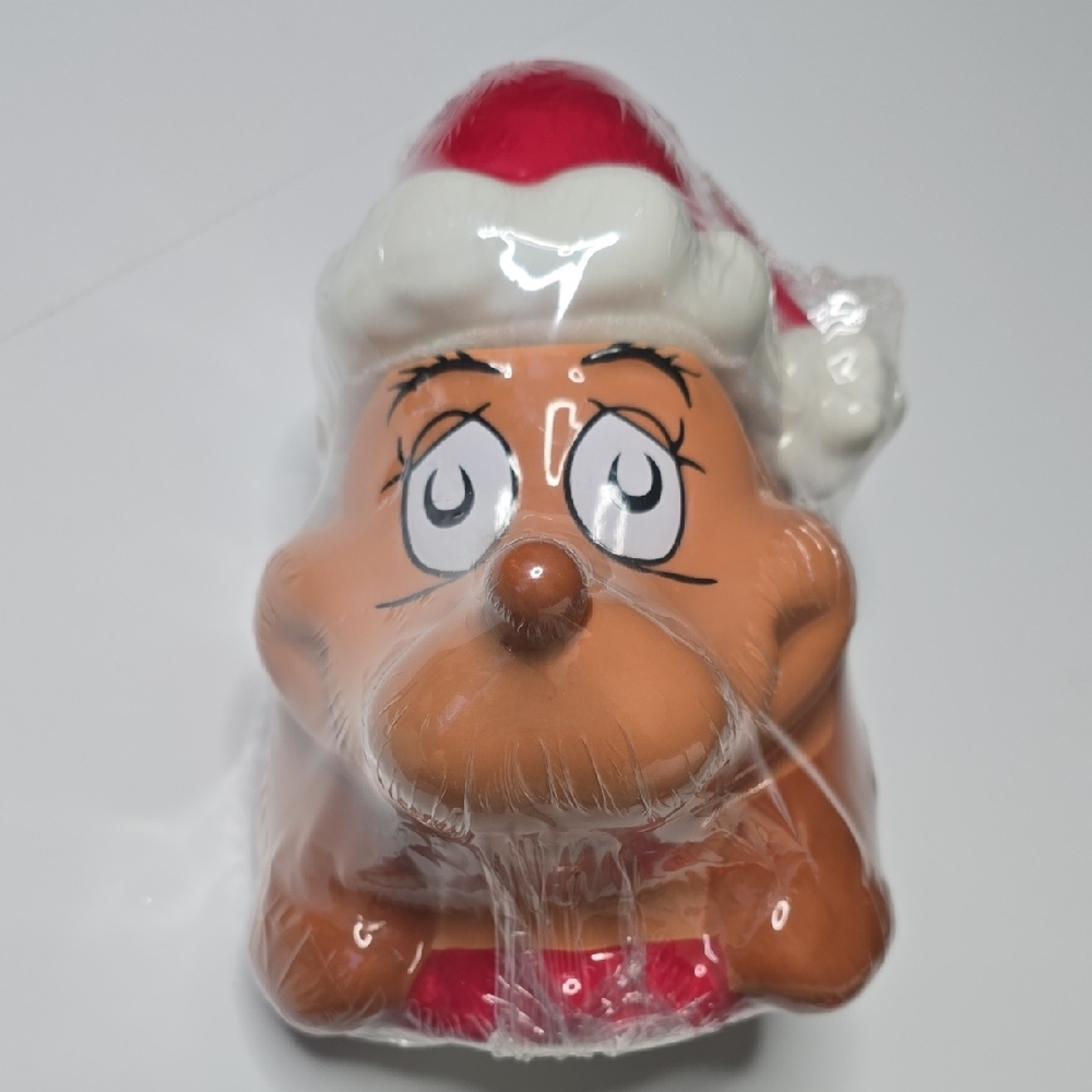 NWT The Grinch Max Holiday Cookie Jar
